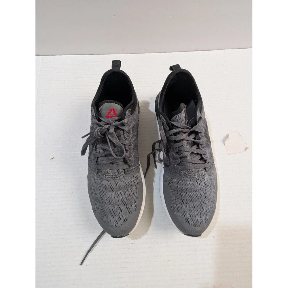 Reebok Womens ZPrint Run AR2869 Grey Running Shoes Sneakers Size 6.5